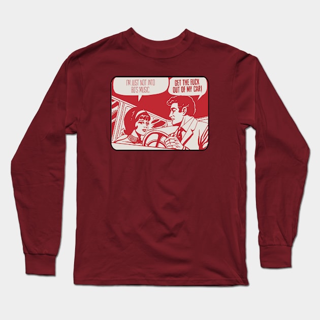 GTFO 80s Long Sleeve T-Shirt by David Hurd Designs